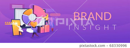 Digital marketing strategy concept banner header 68330996