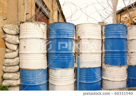 Buffer Zone in Nicosia Cyprus near the famous Ledra Street. 68331540