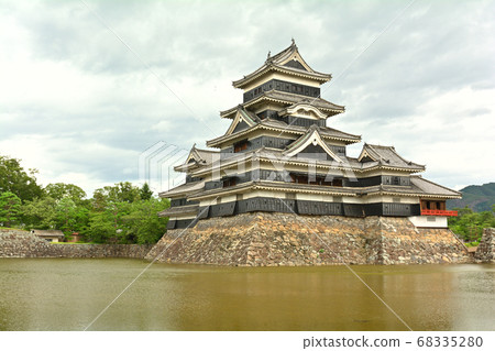 日本百座著名城堡和松本城堡 68335280