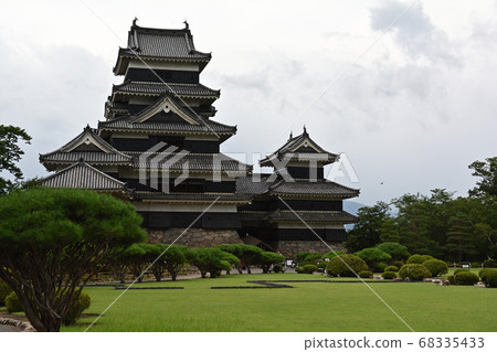 日本百座著名城堡和松本城堡 68335433