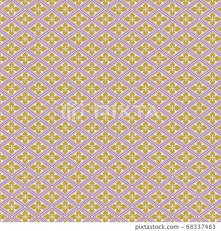 Ryo New Year's card Japanese pattern background 68337483