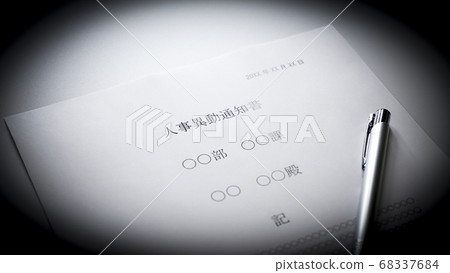 人事變更通知圖 68337684
