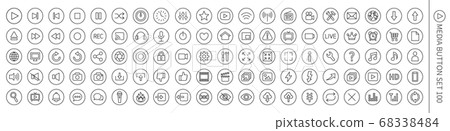 媒體按鈕圖標設置100 68338484