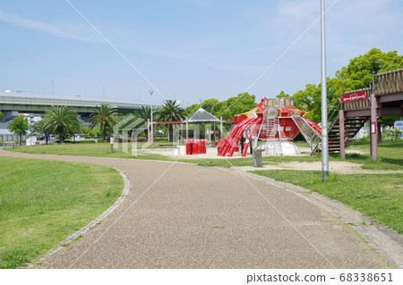 View of crab park at Nishinoki beach 68338651