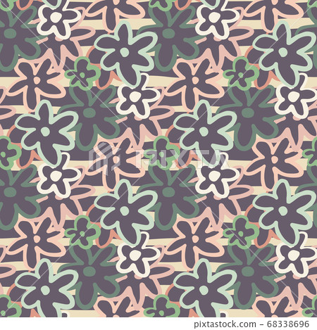 Pastel dark seamless pattern with abstract Pastel dark seamless pattern with abstract 68338696