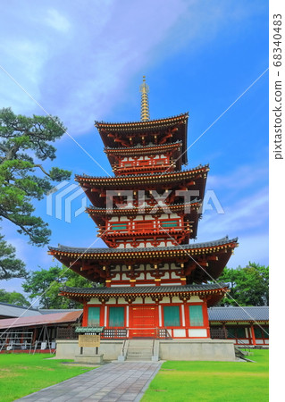 [奈良縣]晴天下的藥師寺（西塔） 68340483