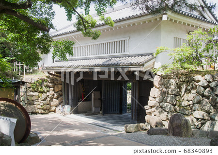 View of Kishiwada Castle front gate 68340893