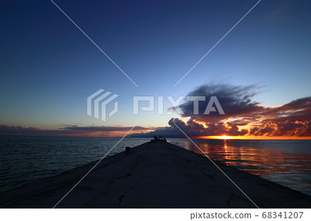 Sunset on Taketomijima 68341207