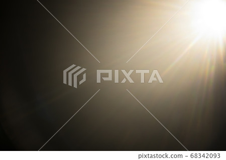 Abstract Natural Sun flare on the black Abstract Natural Sun flare on the black 68342093
