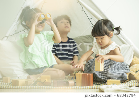 生活方式，露營，兒童 68342794