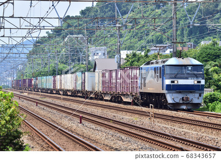 Tokaido Main Line Ninomiya-Oiso JR Freight EF210-139 (Suita) 68343657