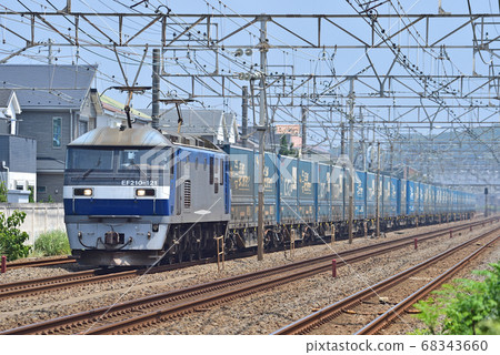 東海道本線大磯二宮JR貨運EF210-121（新鶴見） 68343660