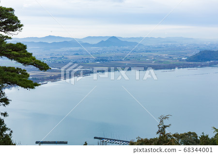 Lake Biwa from Chomyoji Temple 68344001