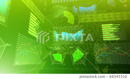 Business economy financial data graph chart document growth success 3d illustration background back Business economy financial data graph chart document growth success 3d illustration background back 68345310
