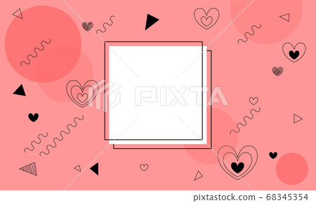 Heart pattern background Heart pattern background 68345354