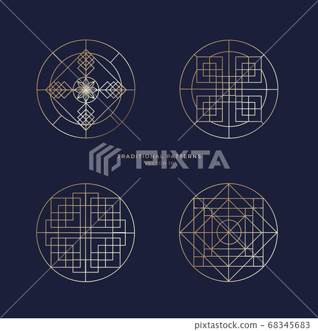 韓國傳統圖案 68345683