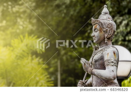 Vishnu is the god of Hinduism. Vishnu is the god of Hinduism. 68346820
