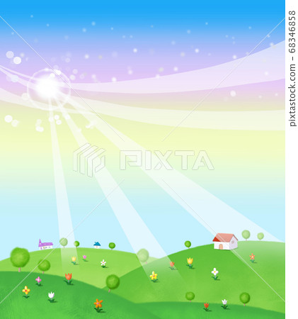 Rural landscape wallpaper 68346858