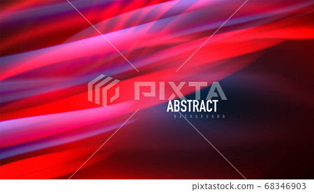 Creative fluid wave lines abstract background. Trendy abstract layout template for business or technology presentation, internet poster or web brochure cover, wallpaper Creative fluid wave lines abstract background. Trendy abstract layout template for business or technology presentation, internet poster or web brochure cover, wallpaper 68346903