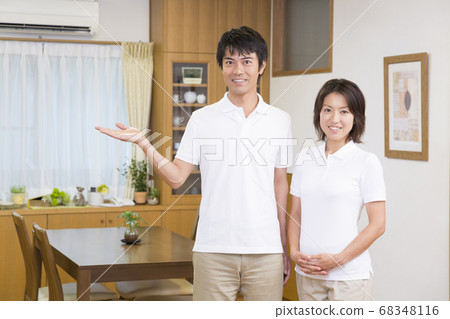 A smiling caregiver A smiling caregiver 68348116
