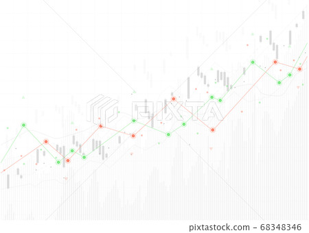 Business candle stick graph chart of stock market investment trading, Bullish point, Bearish point. trend of graph vector design. Business candle stick graph chart of stock market investment trading, Bullish point, Bearish point. trend of graph vector design. 68348346