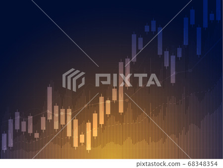 Business candle stick graph chart of stock market investment trading, Bullish point, Bearish point. trend of graph vector design. Business candle stick graph chart of stock market investment trading, Bullish point, Bearish point. trend of graph vector design. 68348354