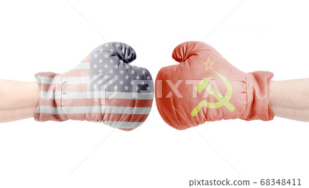 United States of America against USSR boxing 68348411