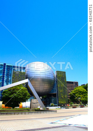 Scenery of Shirakawa Park and Nagoya City Science Museum in Nagoya 68348751