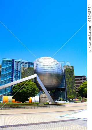 名古屋的白川公園和名古屋市科學館的風景 68348754