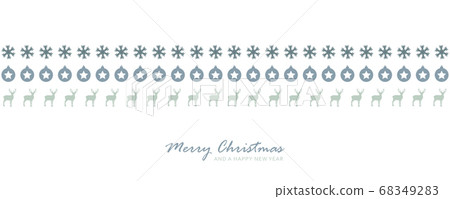 christmas card banner with deer star and snowflake pattern christmas card banner with deer star and snowflake pattern 68349283