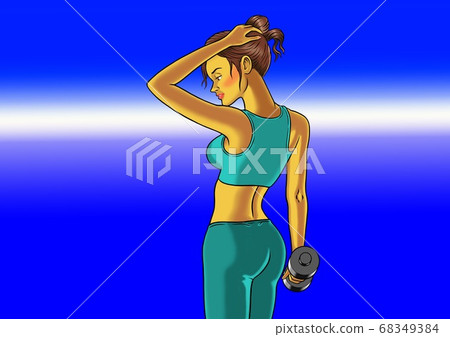 健身教練婦女 健身教練婦女 68349384