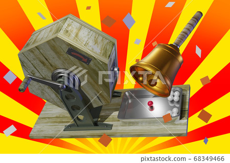 Fortune image (with effect back: 3DCG) Fortune image (with effect back: 3DCG) 68349466