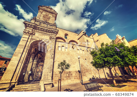 clouds over San Nicola cathedral 68349874