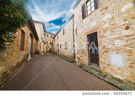 Rustic facades in Tuscany 68349875