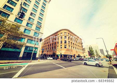 Spring Street in downtown Los Angeles Spring Street in downtown Los Angeles 68349882