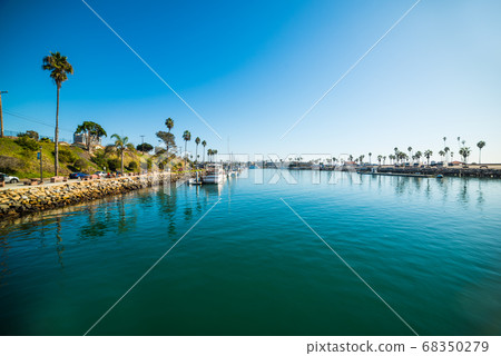 blue water in Oceanside harbor blue water in Oceanside harbor 68350279