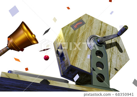 Fortune drawing image (3DCG: transparent material) Fortune drawing image (3DCG: transparent material) 68350941