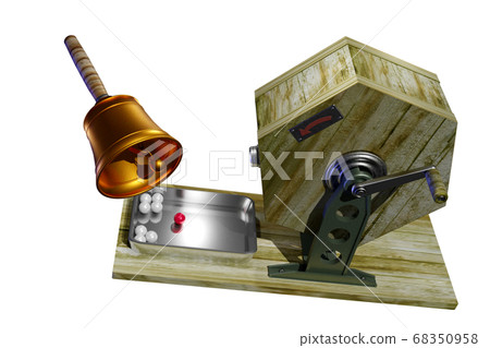 Fortune drawing image (3DCG: transparent material) Fortune drawing image (3DCG: transparent material) 68350958