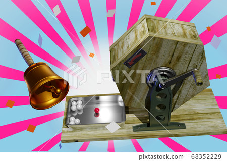Fortune image (with effect back: 3DCG) Fortune image (with effect back: 3DCG) 68352229