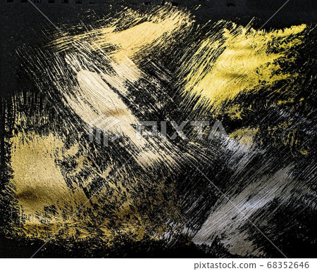Gold acriliyc paint texture splash abstract image. Gold acriliyc paint texture splash abstract image. 68352646
