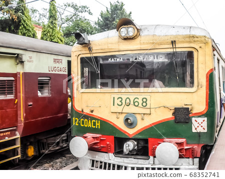 Passenger Train Stops at Katwa Junction Railway Passenger Train Stops at Katwa Junction Railway 68352741