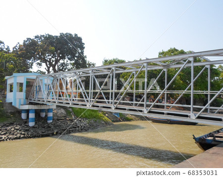View of Budge Budge Ferry Ghat bridge Ferry View of Budge Budge Ferry Ghat bridge Ferry 68353031