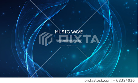 Music abstract background blue. Equalizer for music, showing sound waves , music background equalizer vector concept. Music abstract background blue. Equalizer for music, showing sound waves , music background equalizer vector concept. 68354036