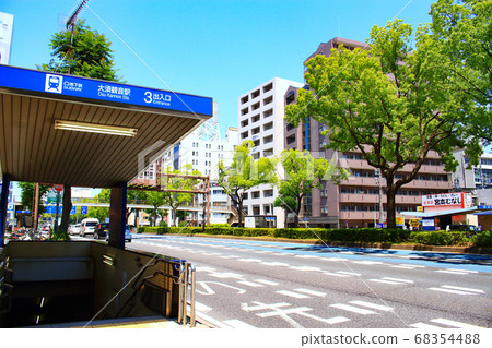 Scenery around Osukannon subway station in Nagoya city Scenery around Osukannon subway station in Nagoya city 68354488