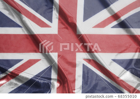 Waving British flag 68355010