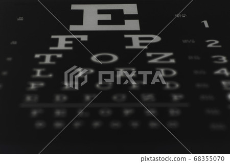 Eyesight test chart Eyesight test chart 68355070