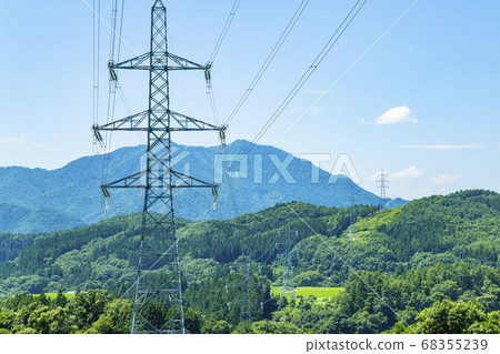 Tower High-voltage tower Power line 68355239