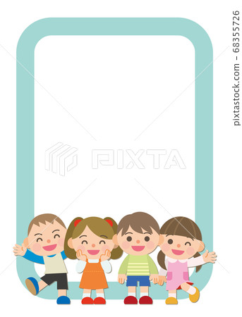活潑的孩子們的框架 68355726