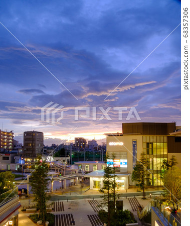 城市日落 城市日落 68357306