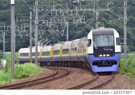 總武本線Monoi-Sakura JR East 255 Series Be-04 Organisation（Makuhari）Shiosai 68357367